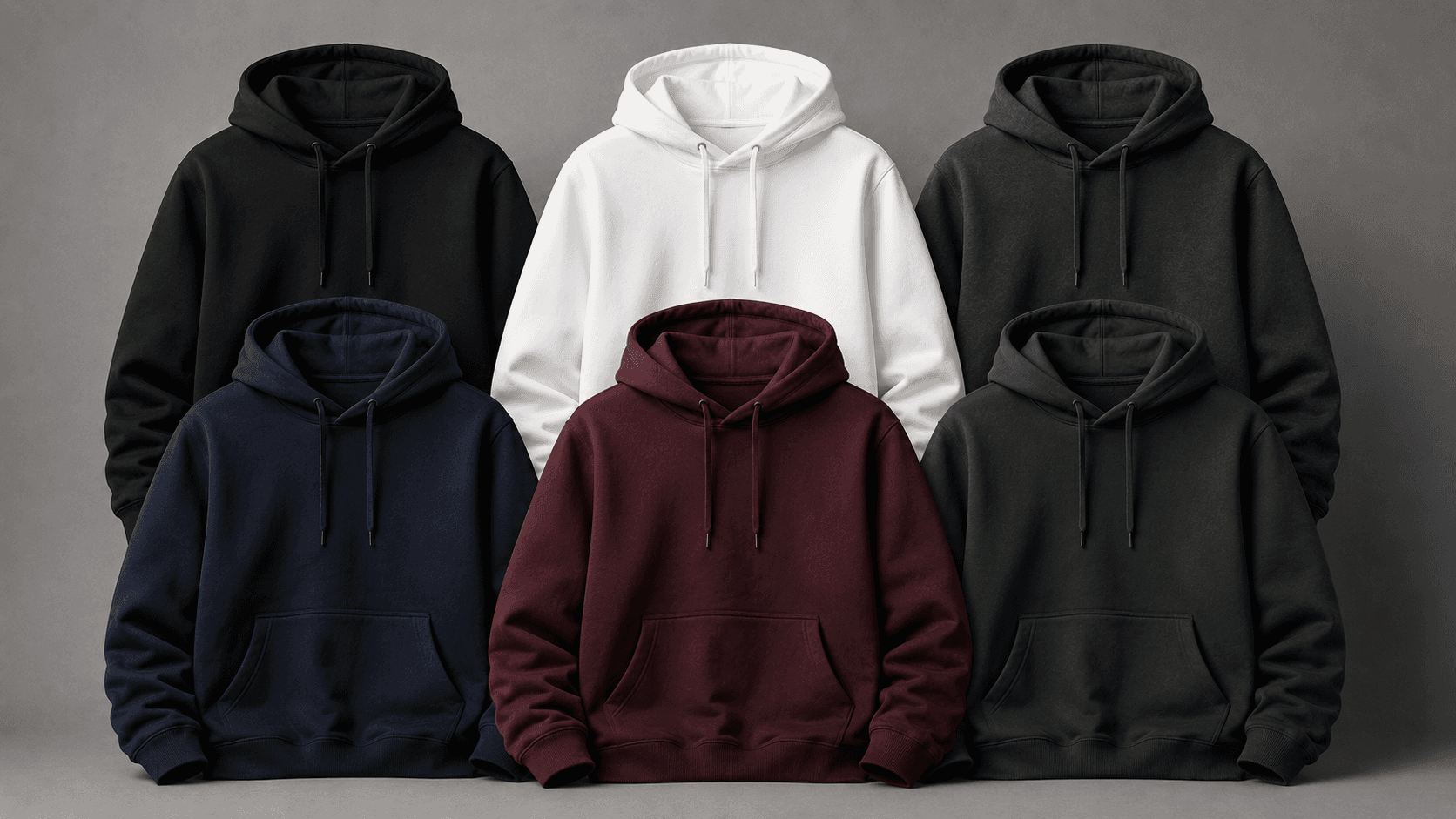 Hoodies in verschiedenen Farben