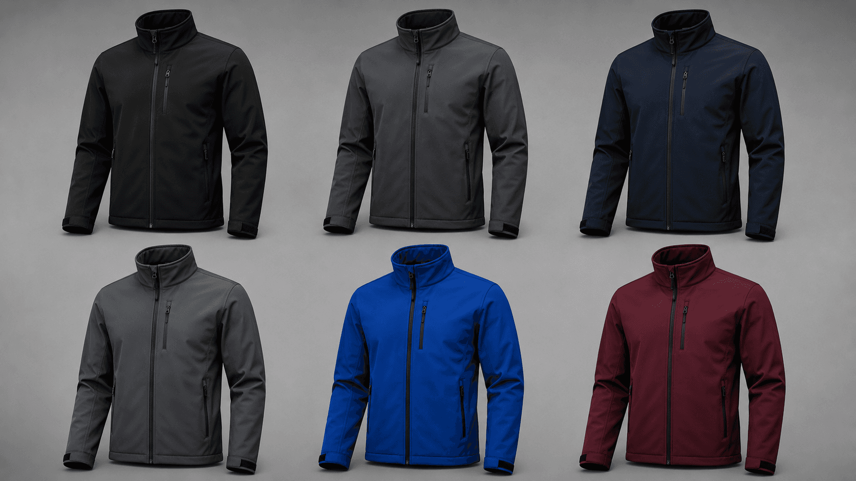 Jackets in verschiedenen Farben