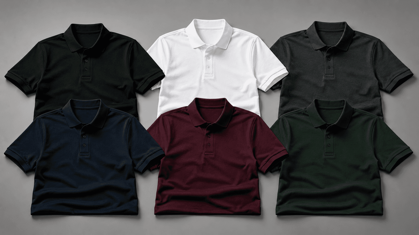 Poloshirts in verschiedenen Farben